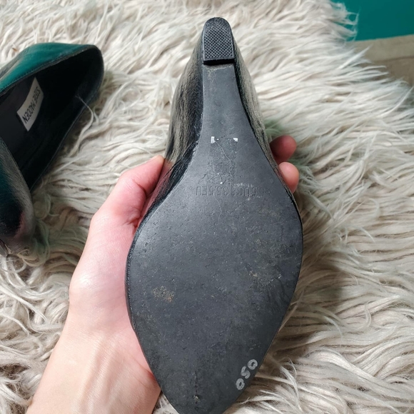 STEVE MADDEN leather wedge pumps - Picture 5 of 5